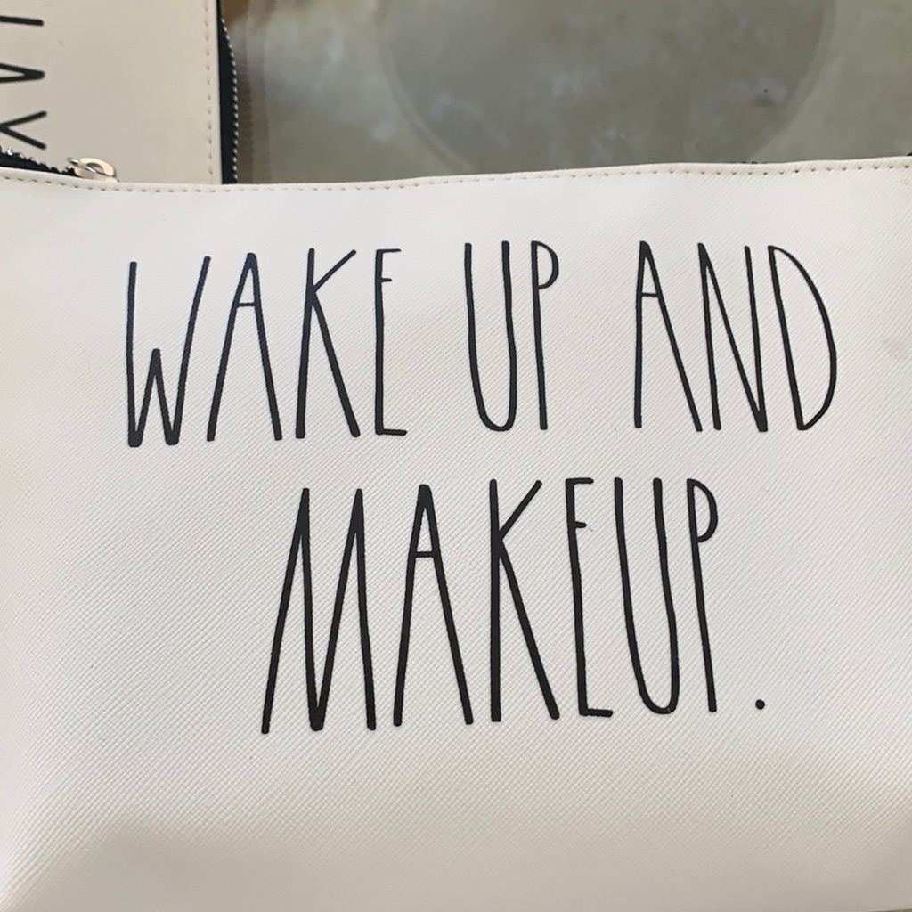 Rae Dunn Make Up Bags Two Together Brand New